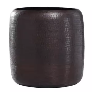 Meyke Copper hammered aluminium pot round XL